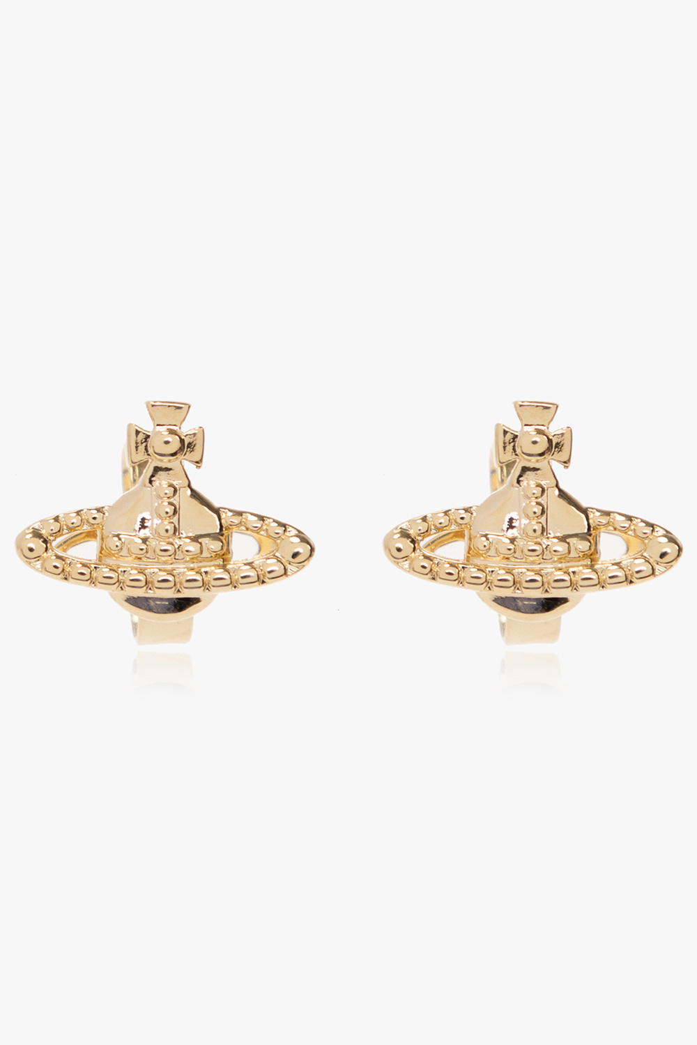 Gold 'Farah' earrings Vivienne Westwood